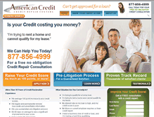 Tablet Screenshot of americancredit.com